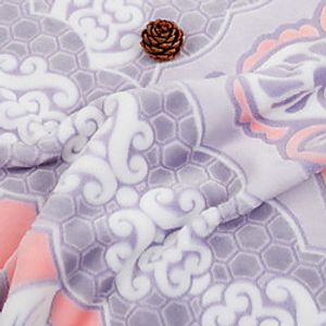 Bed Blankets, Damask Polyester Warmer Tassel Soft Blankets Lightinthebox