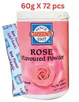 Green's Rose Flavoured Powder Pl Jar (Pack Of 12 X 6 X 60g)