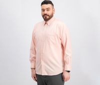 Mens Classic-Fit Stretch Collar Non-Iron Solid Dress Shirt  Light Peach - thumbnail