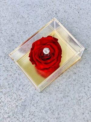Flora Riche- Single Rose In Acrylic Box
