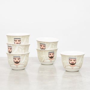 Printed Cawa Cup - Set of 6