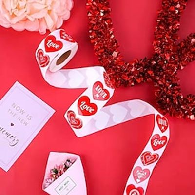 1pcs Valentine's Day Gift Valentine's Day Love Love Tag Sticker miniinthebox