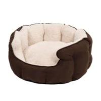 51 Degrees North Sheep Soft Bed Beige-Brown 75x75x30cm