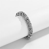 Chain Bracelet Twisted Vintage Theme Simple Fashion Vintage Trendy Rock Titanium Steel Bracelet Jewelry Silver For Halloween Party Evening Prom Birthday Festival Lightinthebox - thumbnail