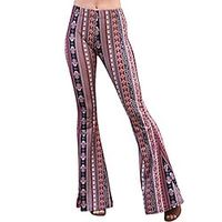 Hippie Retro Vintage Boho 1970s Disco Trousers Bell Bottom Pants Wide Leg Pants Yoga Pants Women's Costume Vintage Cosplay Pants miniinthebox - thumbnail