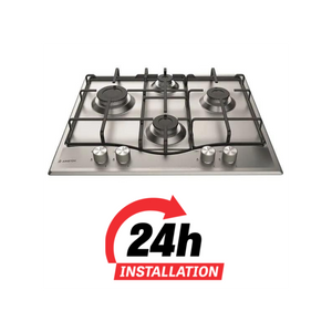 Ariston 60cm Gas Hob | 4 Burner | Made in Italy | PCN642IXA