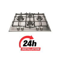 Ariston 60cm Gas Hob | 4 Burner | Made in Italy | PCN642IXA