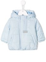 Kenzo Kids logo print padded jacket - Blue - thumbnail