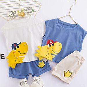 [12m-4y] boys cartoon shark print casual suit Lightinthebox