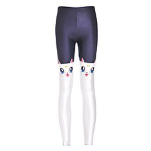 Women's Casual Yoga Comfort Daily Gym Leggings Pants Graphic Ankle-Length Print Dark Blue miniinthebox