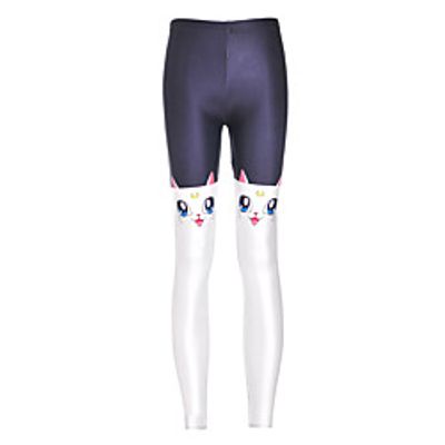 Women's Casual Yoga Comfort Daily Gym Leggings Pants Graphic Ankle-Length Print Dark Blue miniinthebox