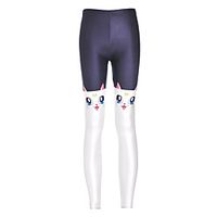 Women's Casual Yoga Comfort Daily Gym Leggings Pants Graphic Ankle-Length Print Dark Blue miniinthebox - thumbnail