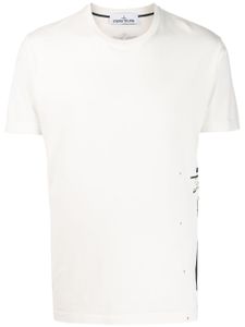 Stone Island short sleeve logo T-shirt - NEUTRALS