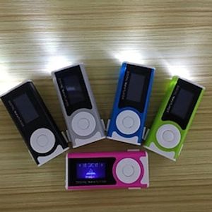 Mp3 Player With External Screen Plug-In Card Mini External Sound Mp3 Student Walkman Gift With Led Light Clip Mp3 Lightinthebox