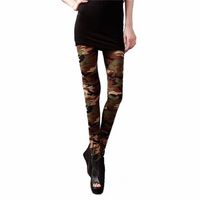Women Lady Camouflage Trouser Army Tights Pants Stretch Leggings