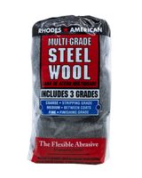 Homax Pack Of 12 Steel Wool Pad Assorted - thumbnail