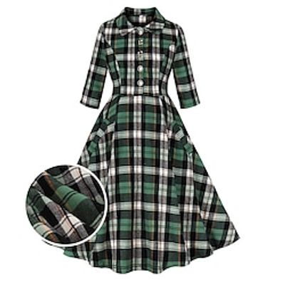 Retro Vintage 1950s Vintage Dress Cocktail Dress Swing Dress Flare Dress Audrey Hepburn Women's Cosplay Costume Masquerade Party Evening Dress Lightinthebox Retro Vintage 1950s Vintage Dress Cocktail Dress Swing Dress Flare Dress Audrey Hepburn Women's Cosplay Costume Masquerade Party Evening Dress Lightinthebox