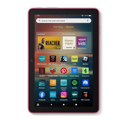 Amazon Fire HD 8 Tablet 8-inch, 32GB, Hibiscus