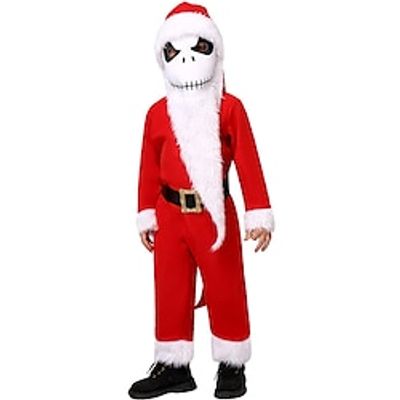Santa Claus Outfits Cosplay Costumes Boys Girls' Christmas Christmas Masquerade Christmas Eve Kid's Party Christmas New Year Eve Polyester Belt Mask Hat Onesie miniinthebox Santa Claus Outfits Cosplay Costumes Boys Girls' Christmas Christmas Masquerade Christmas Eve Kid's Party Christmas New Year Eve Polyester Belt Mask Hat Onesie miniinthebox