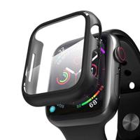 HYPHEN Tempered Glass Protector Black for Apple Watch 44mm - thumbnail