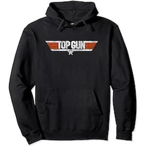 Inspired by Top Gun Logo Hoodie Anime 100% Polyester Anime Classic Street Style Hoodie For Men's / Women's / Couple's miniinthebox