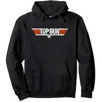 Inspired by Top Gun Logo Hoodie Anime 100% Polyester Anime Classic Street Style Hoodie For Men's / Women's / Couple's miniinthebox - thumbnail