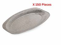 Hotpack Aluminium Oval Platter - 150 Pieces - 6550D Hotpack Aluminium Oval Platter - 150 Pieces - 6550D