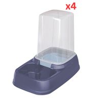 Georplast Eat & Drink Dispenser 3.7L - Navyblue (Pack of 4)