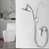 High Pressure Shower Head Bracket Hose Set 360 Degree Adjustment Water Saving Handheld Shower Head Bath Nozzle SPA Rainfall Turbo Shower Head Set for Bathroom miniinthebox - thumbnail