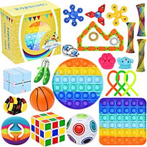 25 Pack Sensory Toys Set Relieves Stress and Anxiety Fidget Toy for Children Adults Special Toys Assortment for Birthday Party Favors Classroom Rewards Prizes Carnival Piata Goodie Bag Fillers miniinthebox