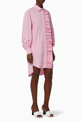 Frill Shirt Dress Frill Shirt Dress