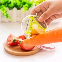 5 In 1 Multi-function Rotary Vegetable Fruit Peeler Paring Knife Slicer Shredder Kitchen Salad Tool