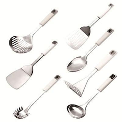 Stainless Steel Utensil Cookware, Kitchen Utensil Set, Safety Cooking Utensils Set, Non-Stick Cooking Utensils Set, Washable Modern Cookware, Kitchen Stuff, Kitchen Gadgets, Kitchen Essentials Lightinthebox