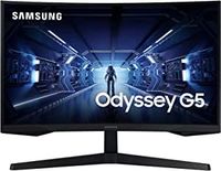 Samsung 27-Inch G5 Odyssey Gaming Monitor With 1000R Curved Screen, LC27G55TQWMXUE