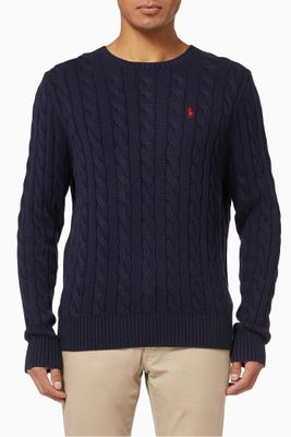 Cable-Knit Cotton Jumper Cable-Knit Cotton Jumper