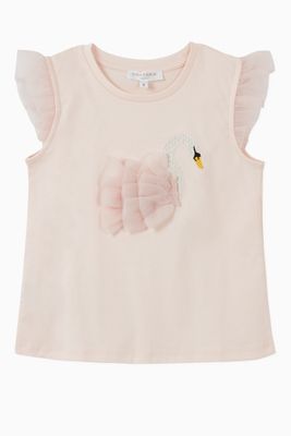 Swan Lake Organza Sleeve Top Swan Lake Organza Sleeve Top