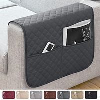 Waterproof Sofa Storage Armrest Cover Couch Armrest Mat Backret Cover Soft Protector for Chairs Couch Sofa Armchair Slipcovers Recliner Sofa Lightinthebox - thumbnail