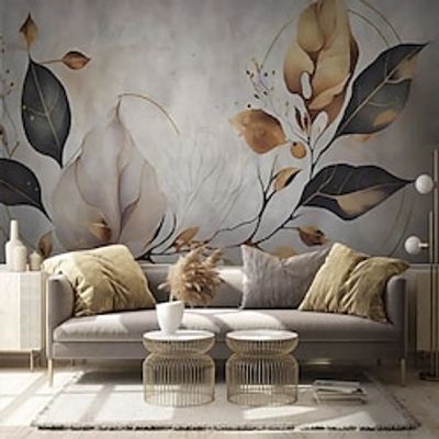 Floral Wallpaper Mural Flowers Wall Covering Sticker Peel and Stick Removable PVCVinyl Material Self AdhesiveAdhesive Required Wall Decor for Living Room Kitchen Bathroom Lightinthebox