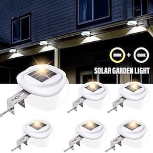 LED Solar Lights Waterproof Outdoor Garden Decorative Wall Lights Gutter Lights for Fence Garden Landscape Walkway miniinthebox