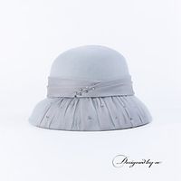 Hats 100% Wool Fedora Hat Tea Party Horse Race Retro British With Cap Headpiece Headwear Lightinthebox - thumbnail