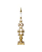 Christmas Creations Cone With Jewels Gold 233070