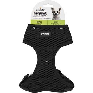 Petmate Mesh Dog Harness Medium 16 - 19 Inch, Black