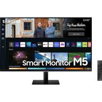 Samsung M5 27" FHD Monitor | Smart TV Experience | 1920x1080 | 60Hz | 4ms | HDR10 | Black | LS27BM500EMXUE