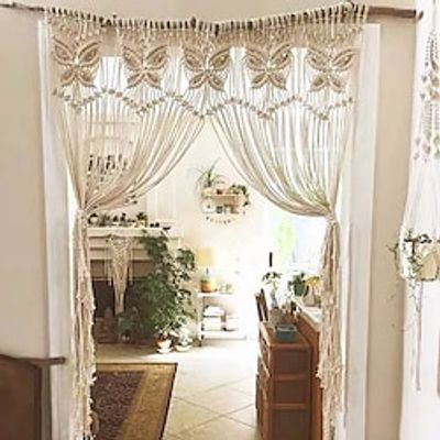 Boho Macrame Curtains Sliding Door Curtain Woven Bohemian Tapestry Decor,Valance Outdoor Curtain Privacy, Patio Wedding Decoration, Room Divider for Pergola, Gazebo, Balcony, Porch Lightinthebox Boho Macrame Curtains Sliding Door Curtain Woven Bohemian Tapestry Decor,Valance Outdoor Curtain Privacy, Patio Wedding Decoration, Room Divider for Pergola, Gazebo, Balcony, Porch Lightinthebox