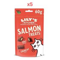 Lily's Kitchen Salmon Pillow Cat Treats 60G (Pack Of 5)
