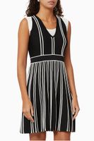 Pleated Knit Dress - thumbnail