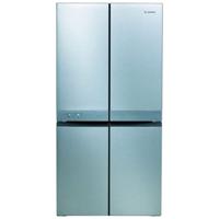 Ariston French Door Bottom Freezer Refrigerator 677L, Silver - AQ5DI24JVS