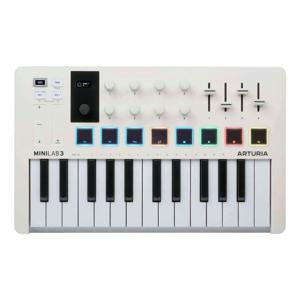 Arturia MiniLab 3 Universal Music-Making Controller - White