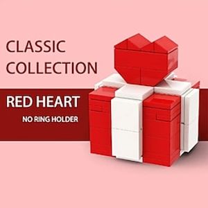 1pc Puzzle Ring Earring Box For Valentine's Day  The Most Heartfelt Block Gift Box For Valentine's Day Birthday New Year Ring Proposal Couple Gift Box Lightinthebox