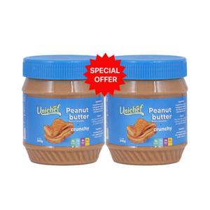 Unichef Peanut Butter Crunchy 2 x 340gm Promo Pack